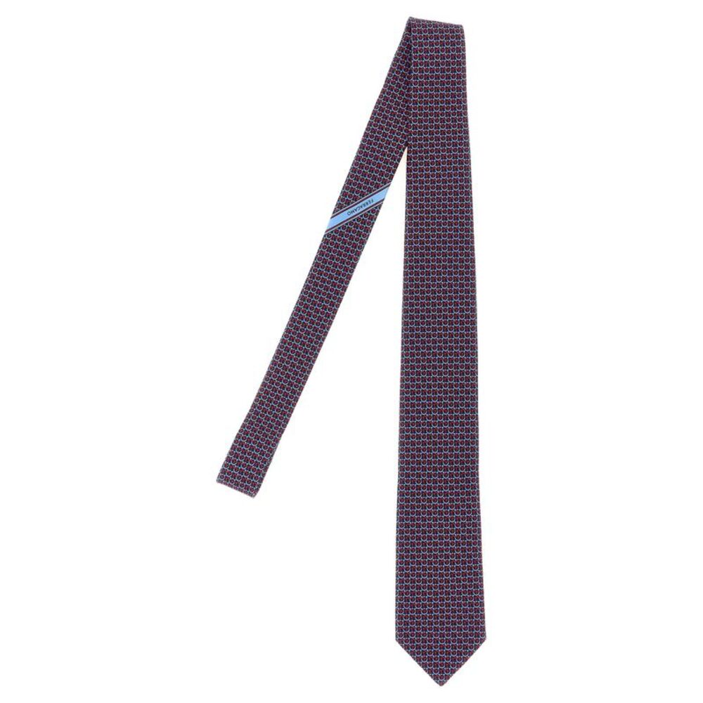 Ferragamo Multicolor Silk Men's Scarf
